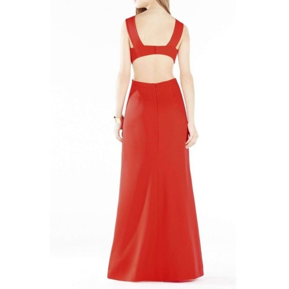 BCBGMAXAZRIA Kiara Sleeveless Peplum Gown - Picture 4 of 8